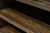 珍品!! 味わいある風合いをした引き違い戸のスタッキング式ガラスケース　BB3249