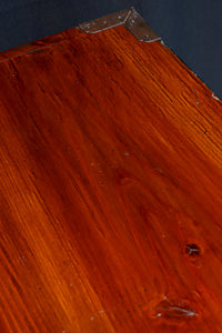 大振りの装飾金具が見事なアイアンフレーム付き庄内衣裳箪笥　BB3253