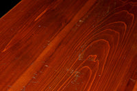 丸型の装飾金具で格調高いアイアンフレーム付き稀少サイズ二本松衣裳箪笥　BB3255