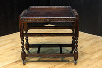 レリーフ彫刻で飾られたエレガントなワゴン　BB3256