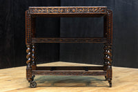 レリーフ彫刻で飾られたエレガントなワゴン　BB3256