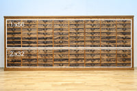 大珍品！！引き出し88杯を備えた黒柿の味わいが素敵な圧巻の大容量収納箪笥BB3258