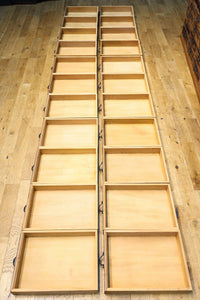 大珍品！！引き出し88杯を備えた黒柿の味わいが素敵な圧巻の大容量収納箪笥BB3258