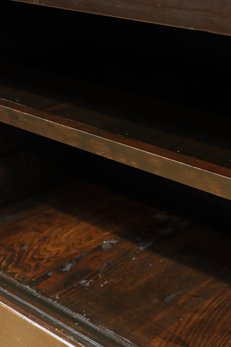 稀少サイズ!!　渋みを増した古色の風格漂う3尺京水屋箪笥　BB3260