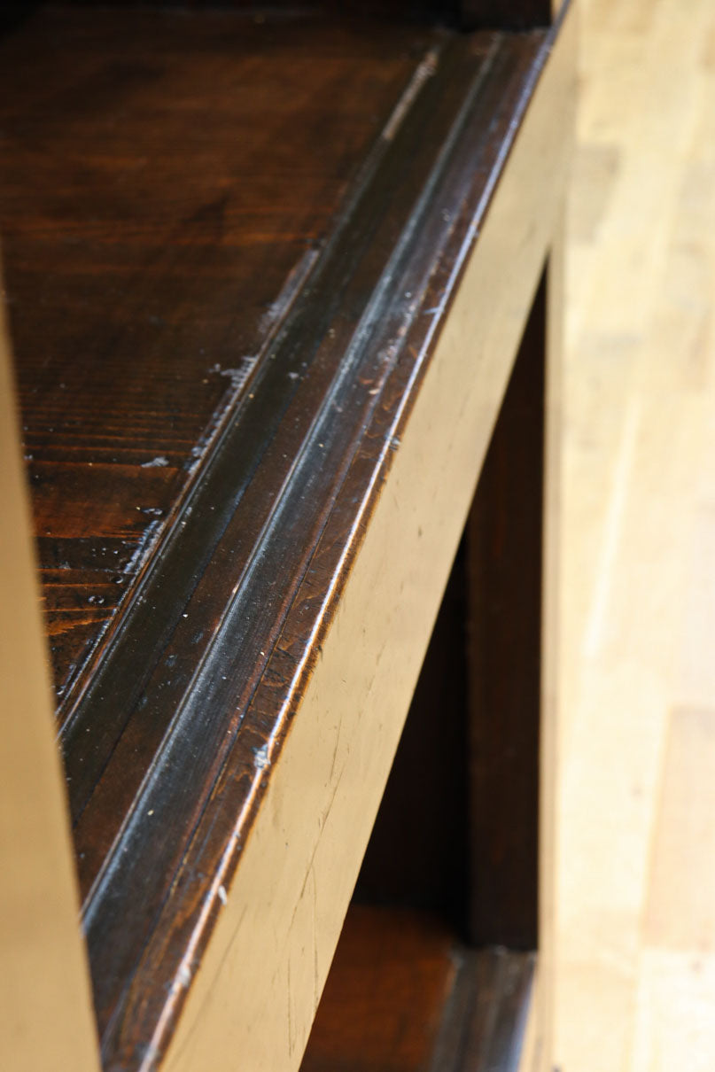 稀少サイズ!!　渋みを増した古色の風格漂う3尺京水屋箪笥　BB3260