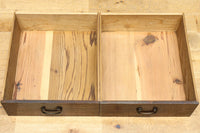 稀少サイズ!!　渋みを増した古色の風格漂う3尺京水屋箪笥　BB3260