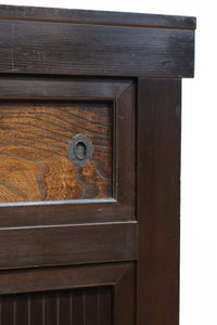 稀少サイズ!!　渋みを増した古色の風格漂う3尺京水屋箪笥　BB3260