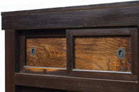 稀少サイズ!!　渋みを増した古色の風格漂う3尺京水屋箪笥　BB3260