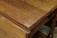 優美な杢目の上質感漂うツイストレッグのバタフライテーブル　BB3268