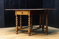 優美な杢目の上質感漂うツイストレッグのバタフライテーブル　BB3268