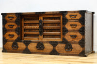 テレビ台に！！欅作りのローチェスト　BB3271