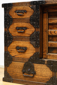 テレビ台に！！欅作りのローチェスト　BB3271