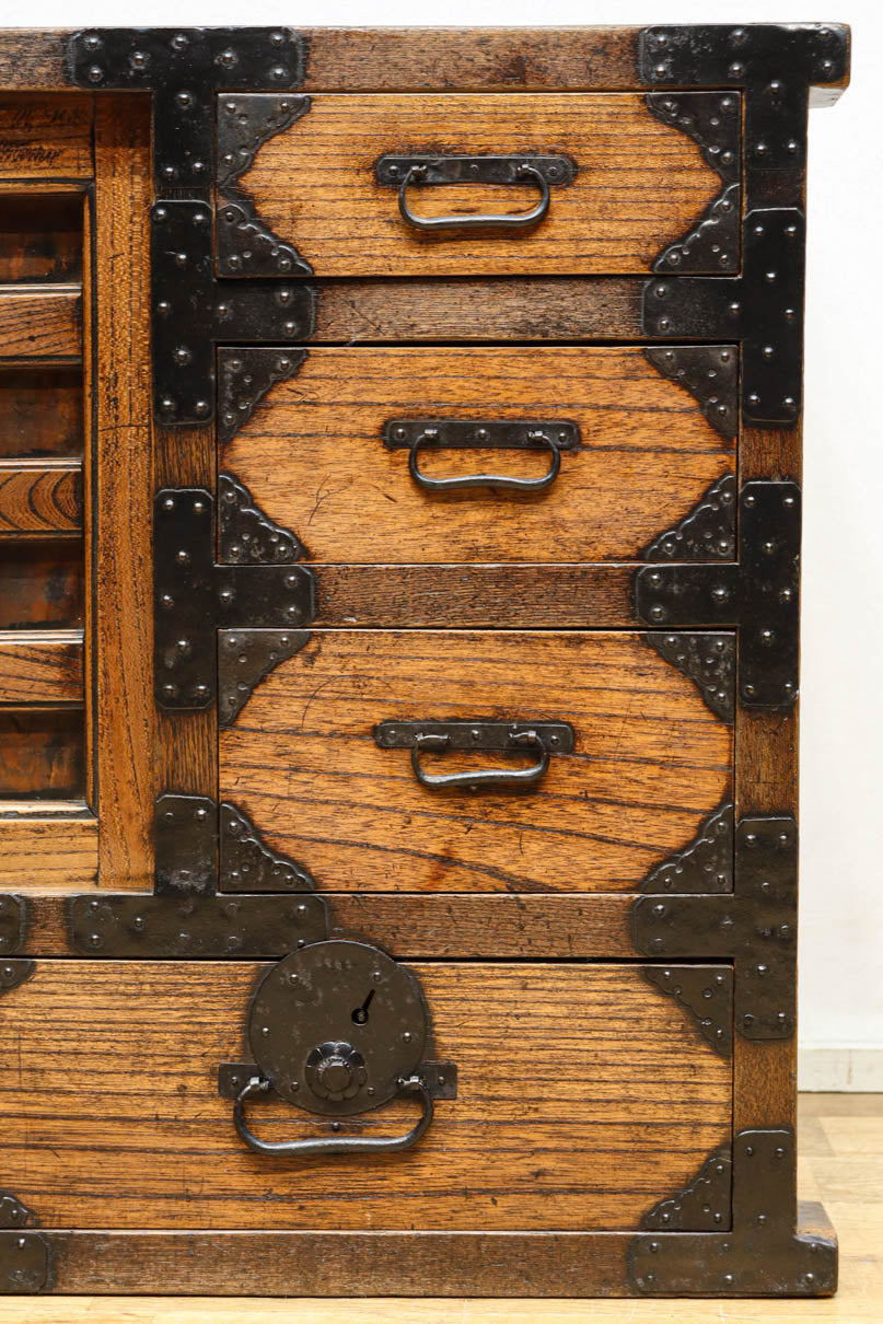 テレビ台に！！欅作りのローチェスト　BB3271