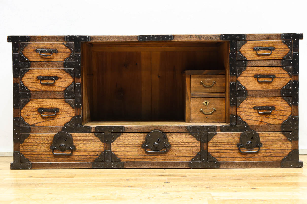 フクダクラフト　国産天然杉　ローチェスト　 テレビ台　 6杯引き出し　 73.… フクダクラフト 国産天然杉 ローチェスト テレビ台 6杯引き出し 73.…