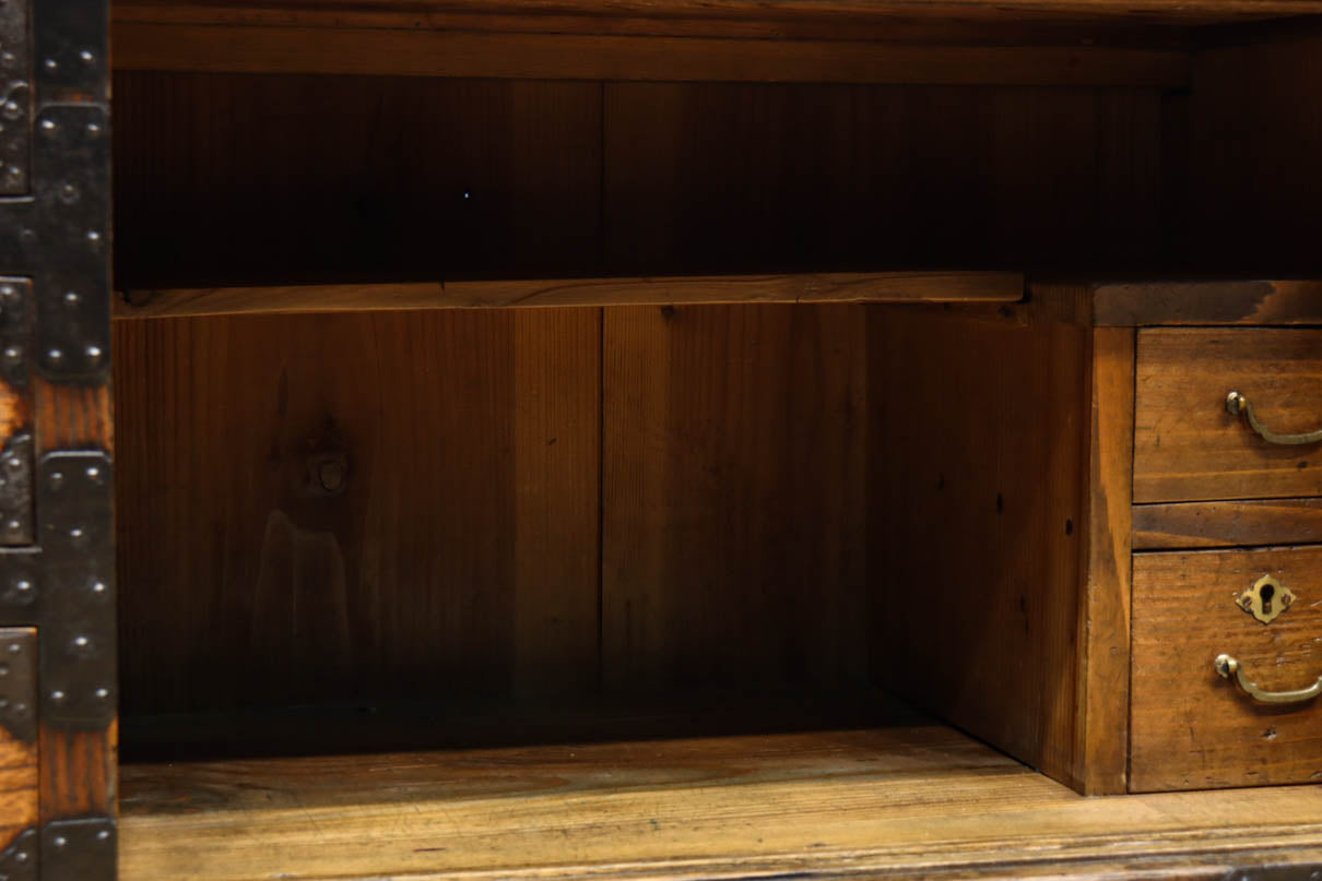 テレビ台に！！欅作りのローチェスト　BB3271