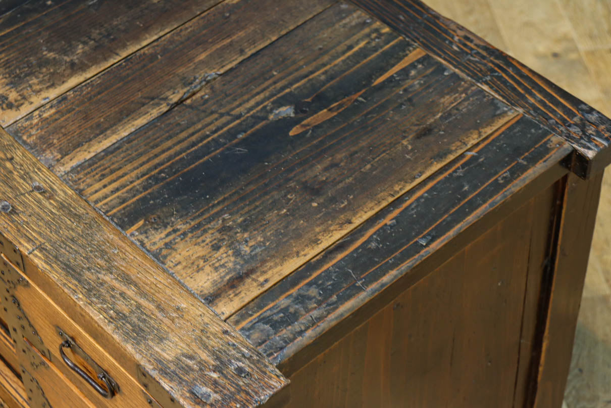 テレビ台に！！欅作りのローチェスト　BB3271