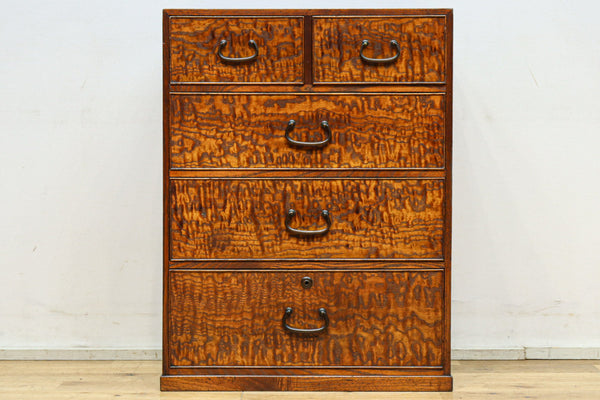 杢目や色艶が味わい深い小引き出し　BB3274