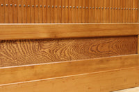 稀少！！繊細に丸く面取りされた格子が上品な木地近江水屋箪笥　BB3293