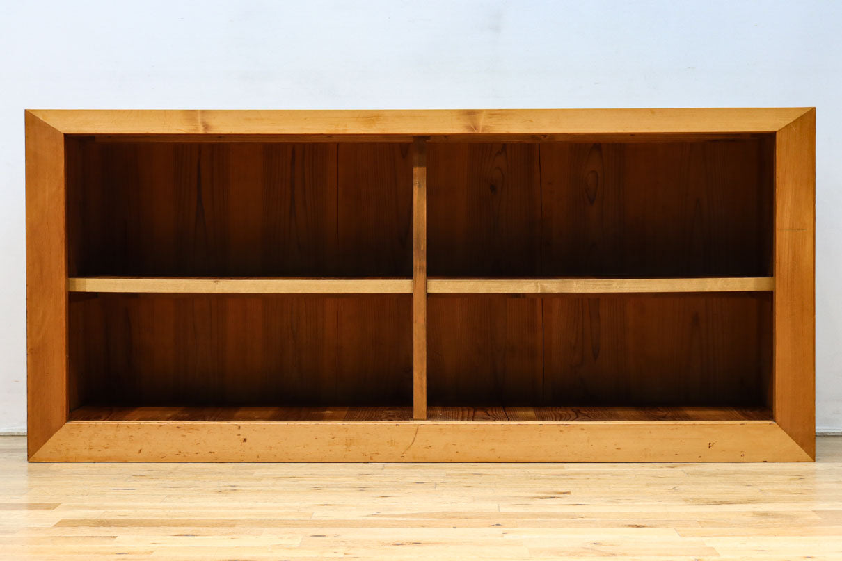 稀少！！繊細に丸く面取りされた格子が上品な木地近江水屋箪笥　BB3293