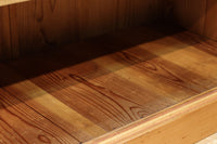 稀少！！繊細に丸く面取りされた格子が上品な木地近江水屋箪笥　BB3293