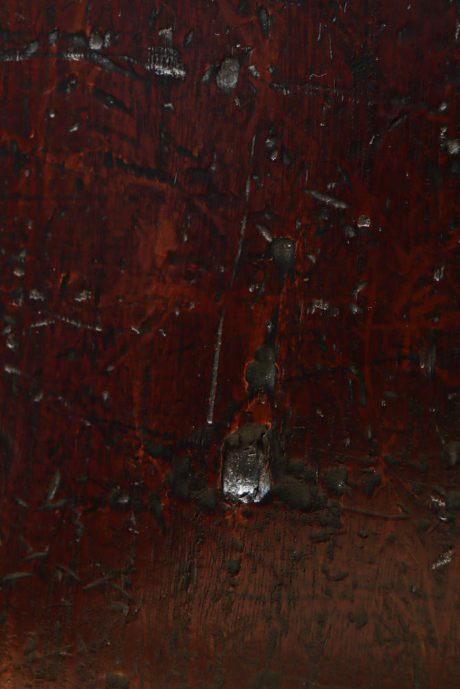 古色を帯びた貫録溢れる片開き戸の小引き出し　BB3298