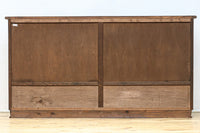 稀少幅1570ミリ!!レトロガラスの優しい風合いが味わい深いガラスケース　BB3301