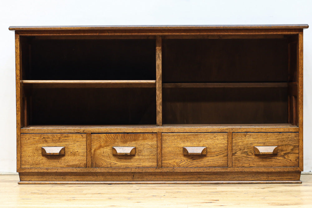 稀少幅1570ミリ!!レトロガラスの優しい風合いが味わい深いガラスケース　BB3301