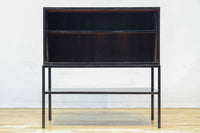 ダイヤガラスが煌めくレトロモダンなアイアンフレーム付きガラスケース　BB3312