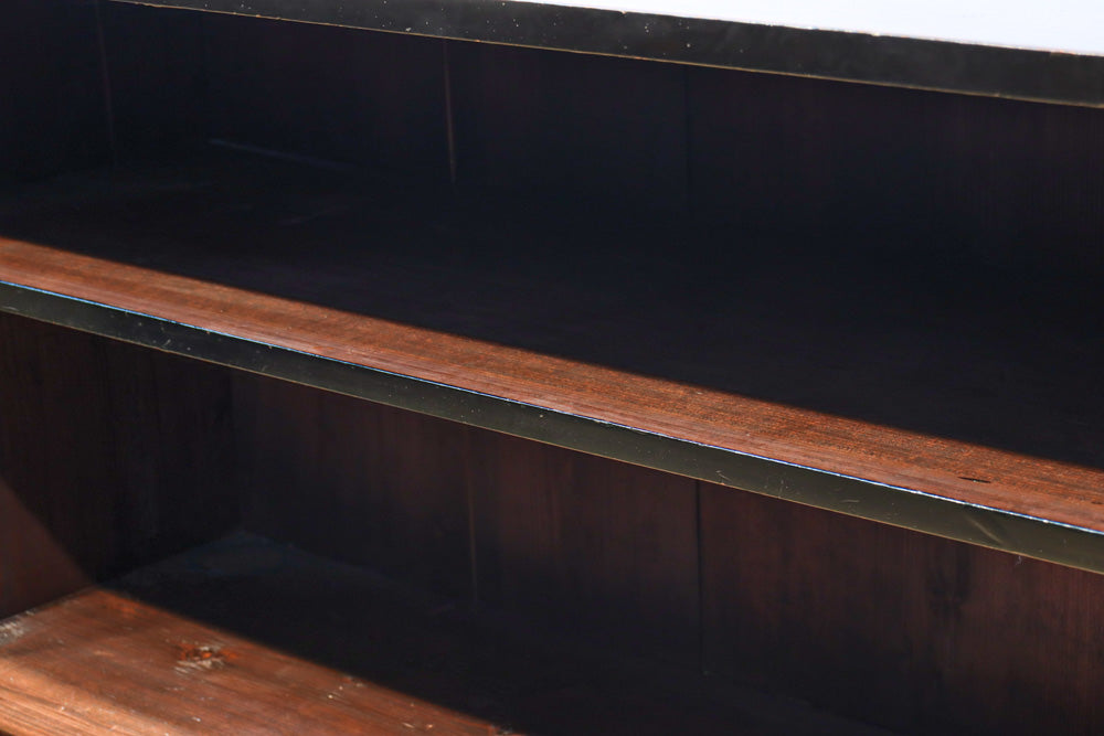 ダイヤガラスが煌めくレトロモダンなアイアンフレーム付きガラスケース　BB3312