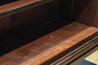 ダイヤガラスが煌めくレトロモダンなアイアンフレーム付きガラスケース　BB3312