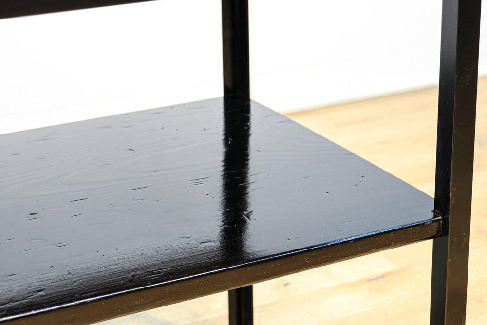 ダイヤガラスが煌めくレトロモダンなアイアンフレーム付きガラスケース　BB3312