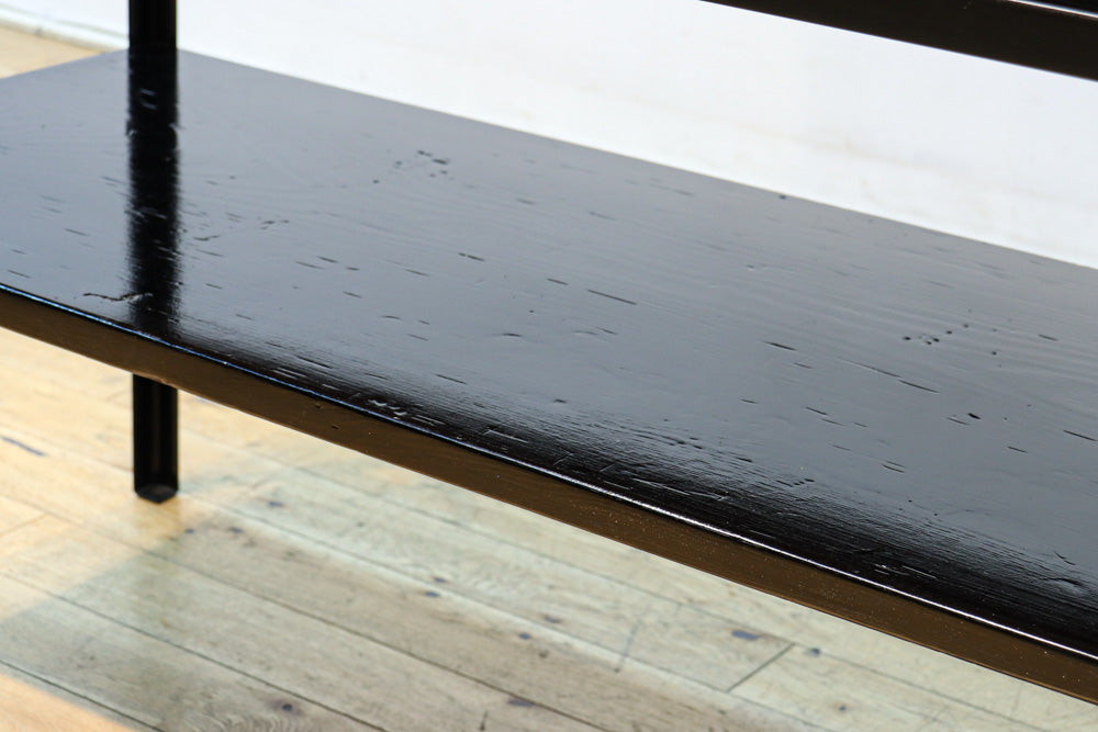 ダイヤガラスが煌めくレトロモダンなアイアンフレーム付きガラスケース　BB3312