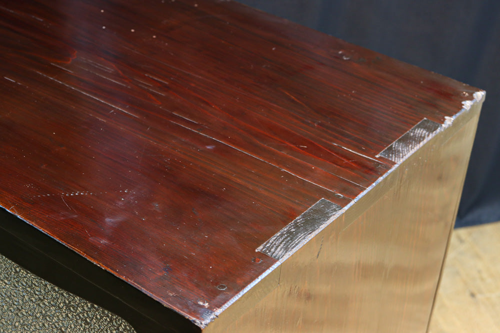 ダイヤガラスが煌めくレトロモダンなアイアンフレーム付きガラスケース　BB3312