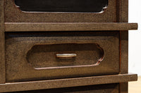 角野岩次作 栗鼠の美しい描写に和の趣き漂う素敵な飾り棚　BB3321