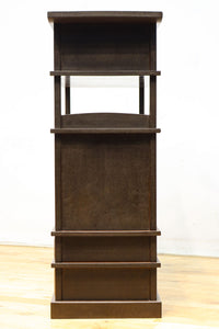 角野岩次作 栗鼠の美しい描写に和の趣き漂う素敵な飾り棚　BB3321