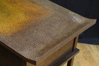 角野岩次作 栗鼠の美しい描写に和の趣き漂う素敵な飾り棚　BB3321