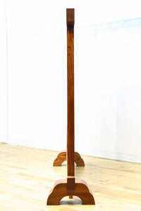 極上けやき珠杢!! 組子入り建具を備えた和の趣き溢れる重厚な衝立　BB3323