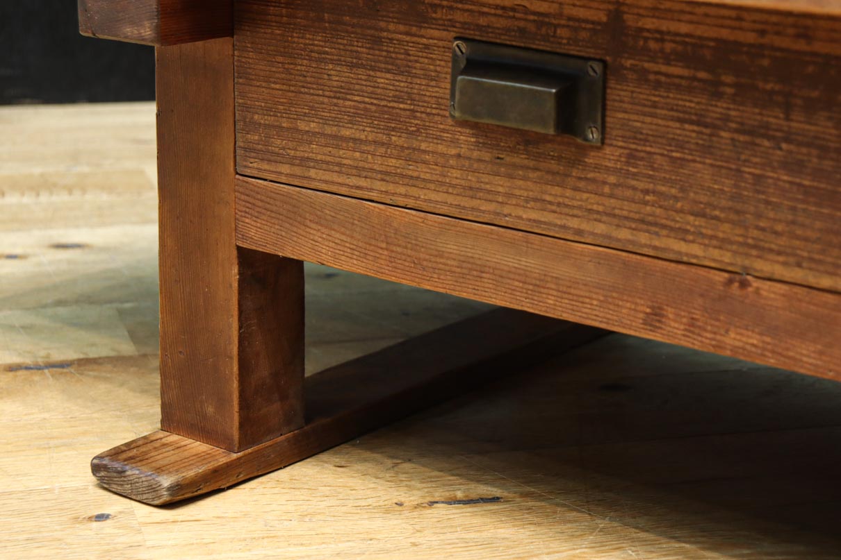 ローボードにも最適な一枚板の文机　BB3324