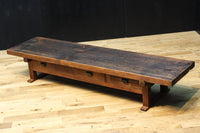 ローボードにも最適な一枚板の文机　BB3324