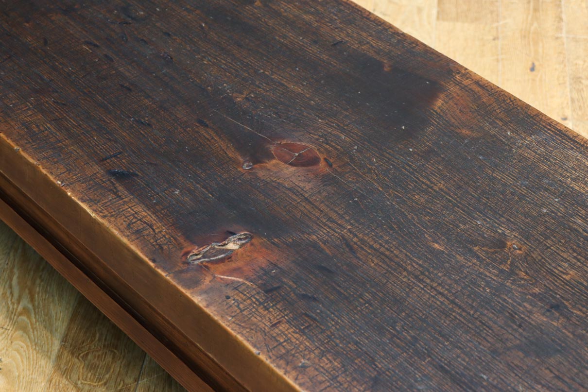 ローボードにも最適な一枚板の文机　BB3324