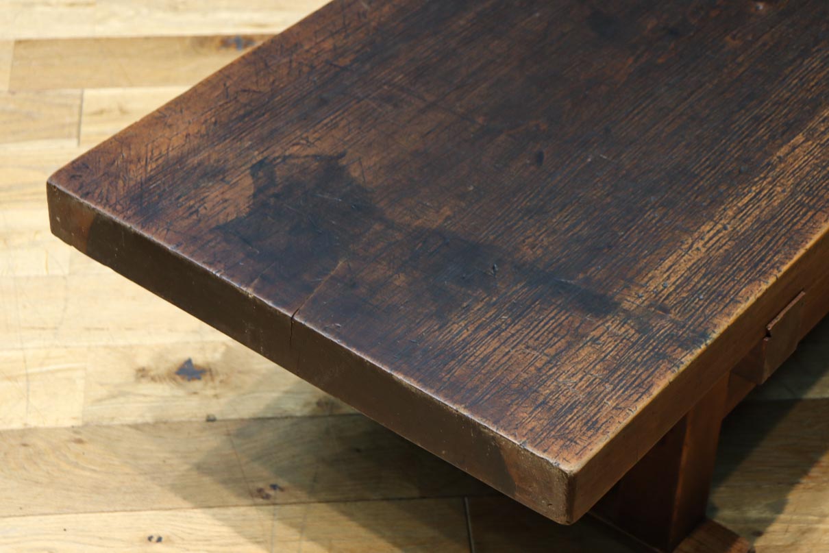 ローボードにも最適な一枚板の文机　BB3324