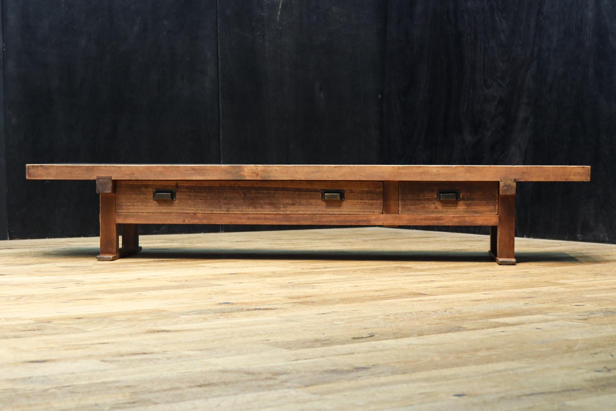 ローボードにも最適な一枚板の文机　BB3324