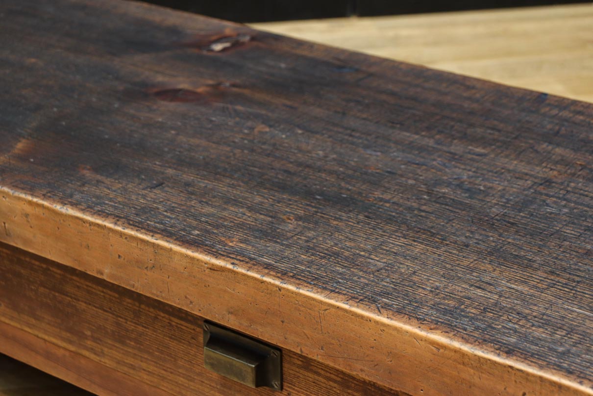 ローボードにも最適な一枚板の文机　BB3324