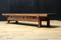 ローボードにも最適な一枚板の文机　BB3324