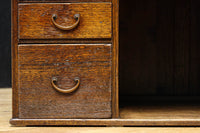 味わい深い面持ちの両袖タイプの彫金机　BB3325