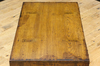 味わい深い面持ちの両袖タイプの彫金机　BB3325