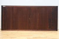 視線を離せない程に美しい波を打つような杢目の4枚引き戸の水屋箪笥　BB3327