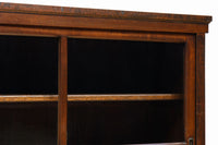 温かみある色彩にゆらゆらガラスが揺らめく十字窓レトロガラスケース　BB3328