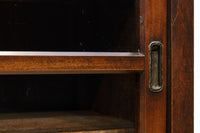 温かみある色彩にゆらゆらガラスが揺らめく十字窓レトロガラスケース　BB3328