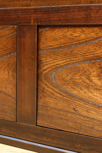 温かみある色彩にゆらゆらガラスが揺らめく十字窓レトロガラスケース　BB3328